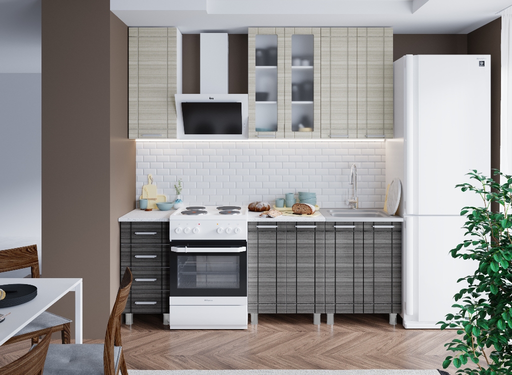 Бомбей (Белый/Сандал Серый)