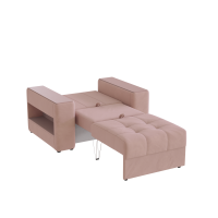 Диван кровать Доро_открытый_Пыльная роза