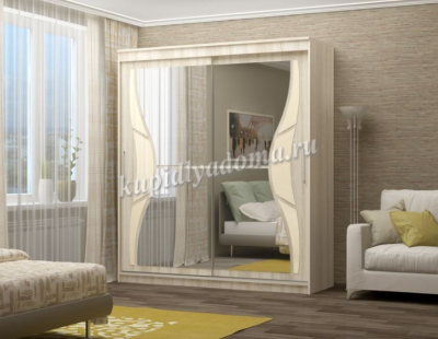 Шкаф-купе Альянс Бабочка 2000 (Дуб сонома)