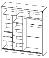Шкаф 2.0 м схема