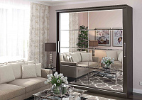 Шкаф-купе Танго 2.0 зеркало Р (Венге)