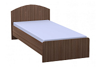 Кровать одинарная Спинка №2 0.9 (Ясень шимо светлый) 