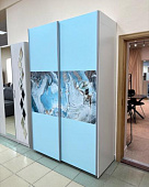 Шкаф-купе Тифани ШКК-01 (Кенди/Белый) УЦЕНКА