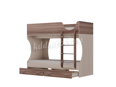 Кровать двухъярусная Д-2 (Дуб сонома)