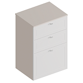 Тумба 1ств. с 2 ящиками Лорэн (Тефия/Софт айс)