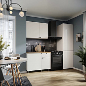 Кухня Ева 100 (Белый шагрень)