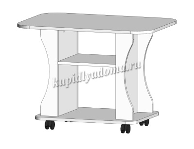 Стол журнальный Дипломат (Белый)