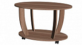 Стол журнальный Овальный (Ясень шимо темный)