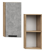 Шкаф верхний ШВТ 300 Кухня Индира (Лофт Сланец)