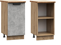 Шкаф нижний ШН 400 Кухня Лайн (Лофт Папирус) БЕЗ СТОЛЕШНИЦЫ