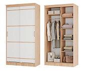 Шкаф-купе Сакура 1.14 (Дуб сонома/Белый)