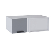 Шкаф верхний глубокий угловой УВГ кухня Кампео (Белый/Серый)