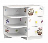 Тумба Смарти (Белый/Фотопечать Совята)