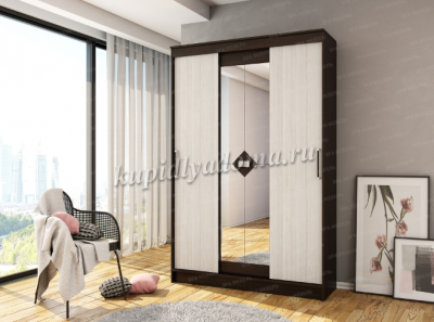 Шкаф-купе Агат (Дуб венге/Сосна лоредо)