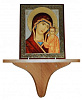 Полка под икону Вита (Карамель)