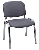 Стул офисный ИЗО BM-XW-01 (Темно-серый/Ткань A-02-45/Каркас хром)