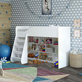 Кровать детская КР-07 (Белый)