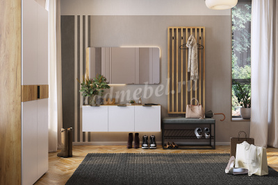 Вешалка Бери (Дуб крафт золотой)