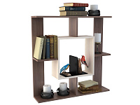 Полка навесная ПЛ-1 (Ясень шимо темный/Ясень шимо светлый)