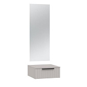 Тумба  подвесная с зеркалом Брандо 67.30 (Кашемир МДФ)