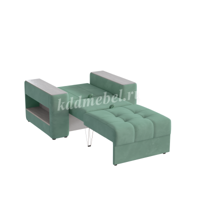 Кресло-кровать Доро (Мятный/Холст белый)