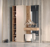 Прихожая Ева (Дуб вотан/Кашемир)