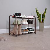 Подставка для обуви Альфа-23 3-х полочная (Коричневый)