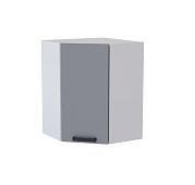 Шкаф верхний угловой УВ кухня Крафт (Дуб сонома/Дуб крафт серый)