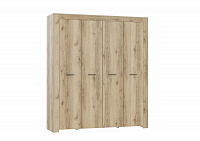 Шкаф Квадро-17 4-х створчатый (Дуб Делано светлый)