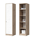 Шкаф-пенал Киви (Дуб делано/Белый)