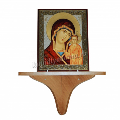 Полка под икону Вита (Ясень темный)