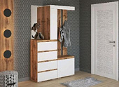 Прихожая Флорис (Дуб вотан/Белый)