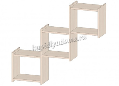 Полка Квадро (Дуб молочный)