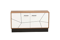 Тумба под ТВ Гамма 54.05 (Таксония/Чёрный/Белый)