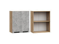Шкаф верхний ШВ 600 Кухня Лайн (Лофт Сланец)