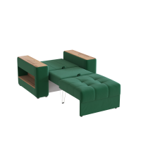 Диван кровать Доро_открытый_Изумруд