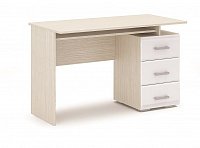 Стол компьютерный Симба (Дуб белфорт/Белый глянец)